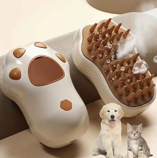 Cepillo Vapor Mascotas modelo huella
