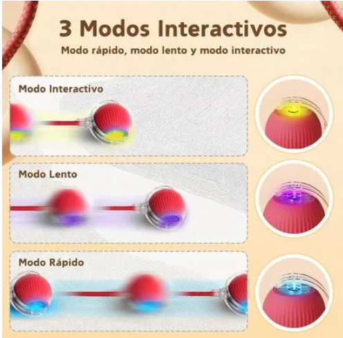 Pelota Interactiva para gatos