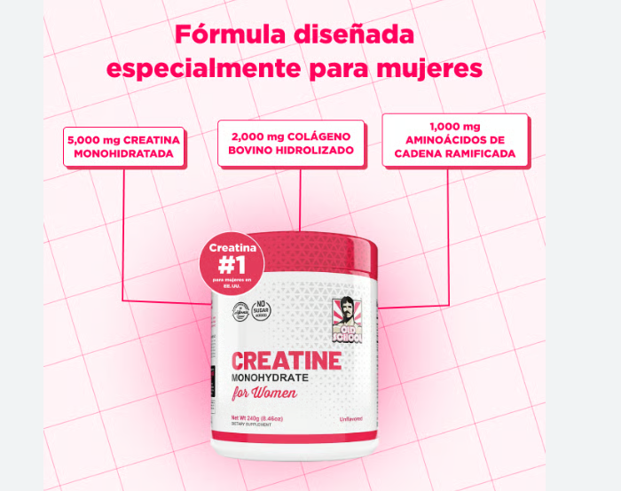 Creatina Monohidratada Mujer