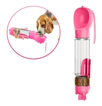 Botella Multifuncional 4 en 1 para mascotas