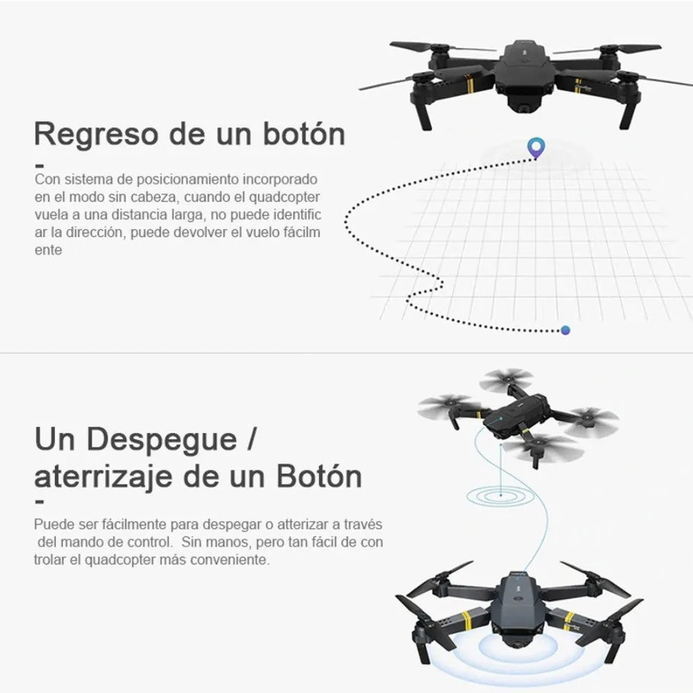 Drone 998 Pro4k 1080p con Camara