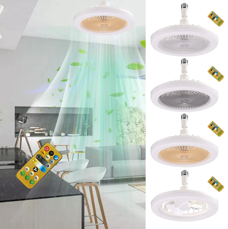 Foco LED con Ventilador de Techo Multifunción
