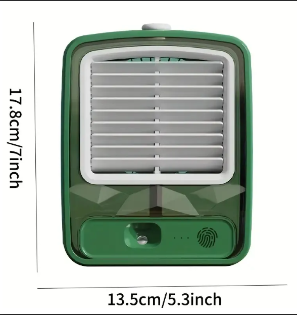 Mini Enfriador de Aire Portátil con Humidificador